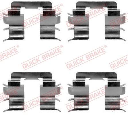 KAWE Accessoireset, schijfremblok 109-1272 KAWE 109-1272 Accessoireset, schijfremblok Nissan K11 prijs