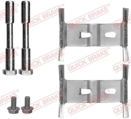 KAWE Kit de acessórios, pastilhas de travão 109-1658 Kit de acessórios, pastilhas de travão KAWE Audi A3 109-1658