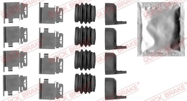 KAWE Accessoireset, schijfremblok 109-1890 KAWE Accessoireset, schijfremblok LEXUS 109-1890