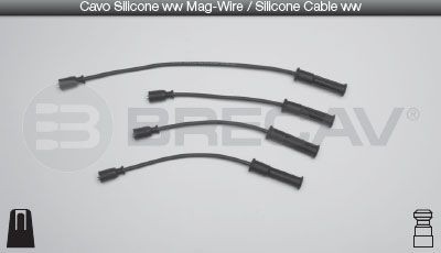 BRECAV Kit cavi candele 11.554 prezzo Cavo candela Renault SB_, SR_ 11.554 BRECAV