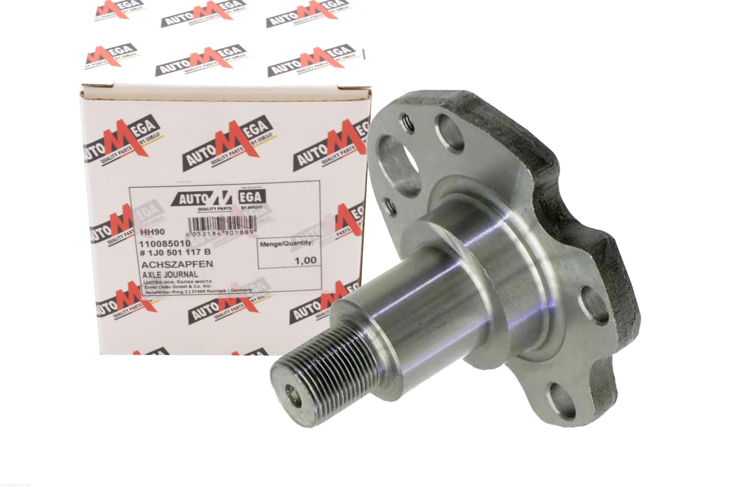 AUTOMEGA Akseltap, aksel 110085010 110085010 Styrespindel VW POLO AUTOMEGA