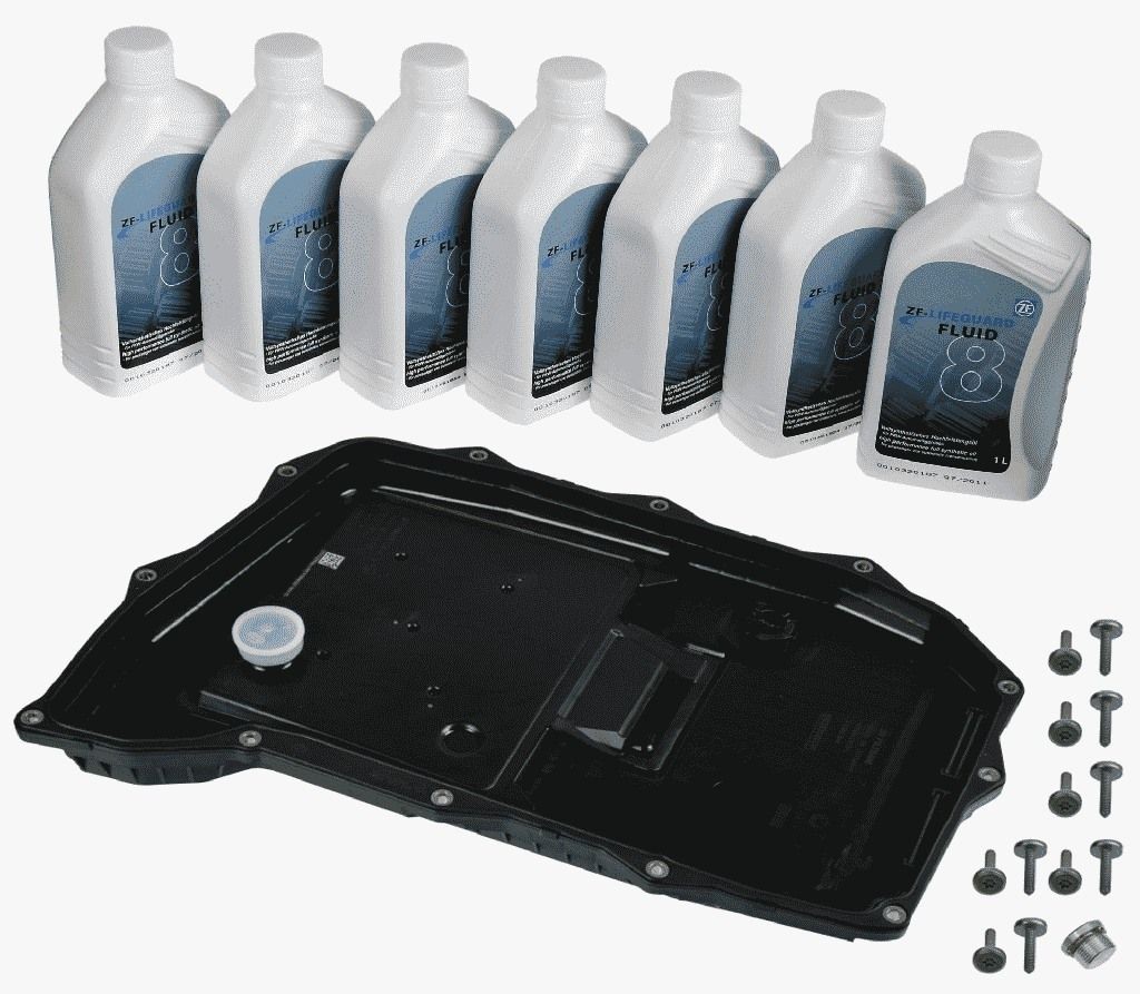 ZF GETRIEBE Olieverversingsset voor automatische transmissie 1103.298.007 ZF GETRIEBE 1103.298.007 Artikelset, olieverversing-automaat Suburban (K2Y) prijs