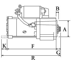 HC-Cargo Startmotor 110808 HC-Cargo 110808 Startmotor Kia Clarus Kombi original