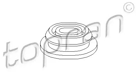 TOPRAN Montering, kylare 112 412 112 412 TOPRAN kylarfästdetaljer VW TRANSPORTER