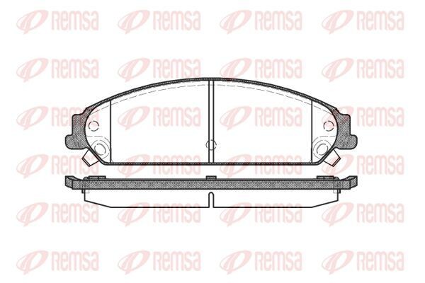 KAWE Bremseklosser 1128 08 Bremsekloss-sett KAWE CROSSFIRE 1128 08 billige