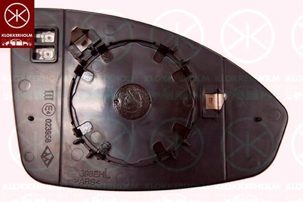 KLOKKERHOLM Spoguļstikls, Ārējais atpakaļskata spogulis 11331064 11331064 Spoguļstikls CHEVROLET EPICA KLOKKERHOLM