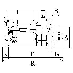 HC-Cargo Startmotor 113702 929 L Startmotor HC-Cargo 113702