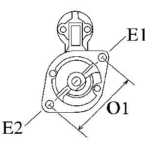 Alternador HC-Cargo 113921 HC-Cargo 113921: Motor de arranque alternador Daihatsu HIJET 2009