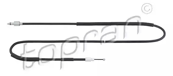 TOPRAN Tautrekk, håndbremse 114 841 Håndbremsekabel TOPRAN CAPTIVA 114 841 billige