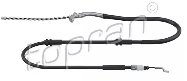 TOPRAN Tautrekk, håndbremse 114 849 TOPRAN Håndbrekk DACIA 114 849