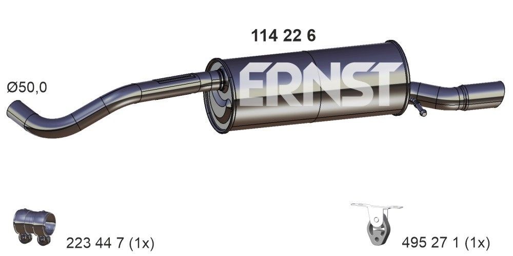 ERNST Πίσω σιλανσιέ 114226 Σιλανσιέ ERNST POLO 114226 φθηνά