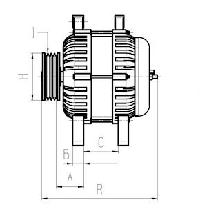 HC-Cargo Dynamo 115438 115438 Dynamo HC-Cargo PEUGEOT 806