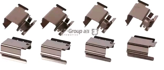 JP GROUP Piederumu komplekts, Disku bremžu uzlikas 1163651610 Piederumu komplekts, disku bremžu uzlikas JP GROUP C8 1163651610 lēti