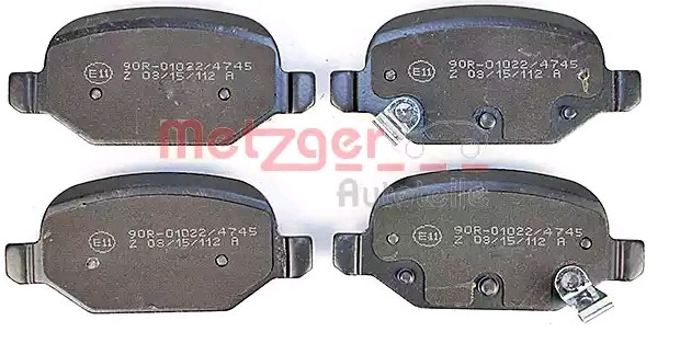 METZGER Remblokken 1170818 1170818 Remblok FIAT PUNTO METZGER