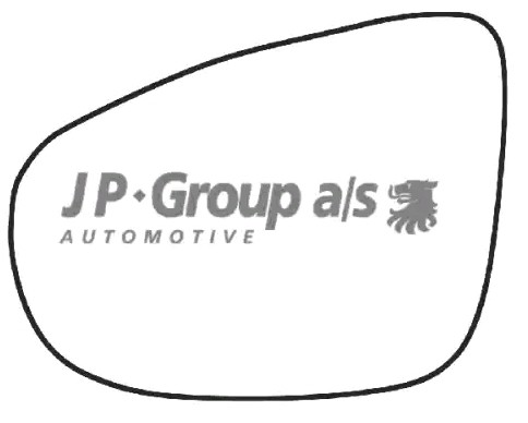 JP GROUP Spejlglas, udvendig spejl 1189304770 1189304770 Glas til sidespejl HONDA INTEGRA JP GROUP
