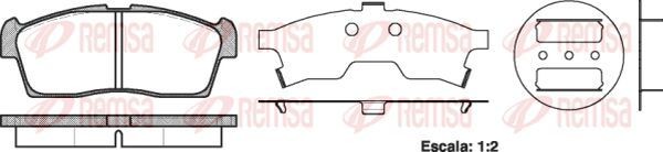 KAWE Plaquettes de frein 1199 00 Kit de plaquettes de frein KAWE JIMNY 1199 00 pas cher