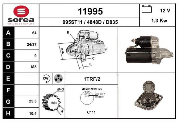 EAI Štartér 11995 Štartér EAI MITO 11995 lacné
