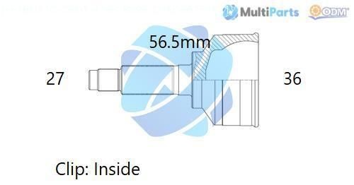 ODM-MULTIPARTS Zestaw przegubu, półoż napędowa 12-291984 ODM-MULTIPARTS Przegub półosi 12-291984 doświadczenie