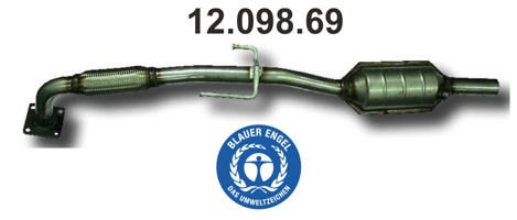 EBERSPÄCHER Catalisador 12.098.69 12.098.69 Catalisador EBERSPÄCHER VW LUPO