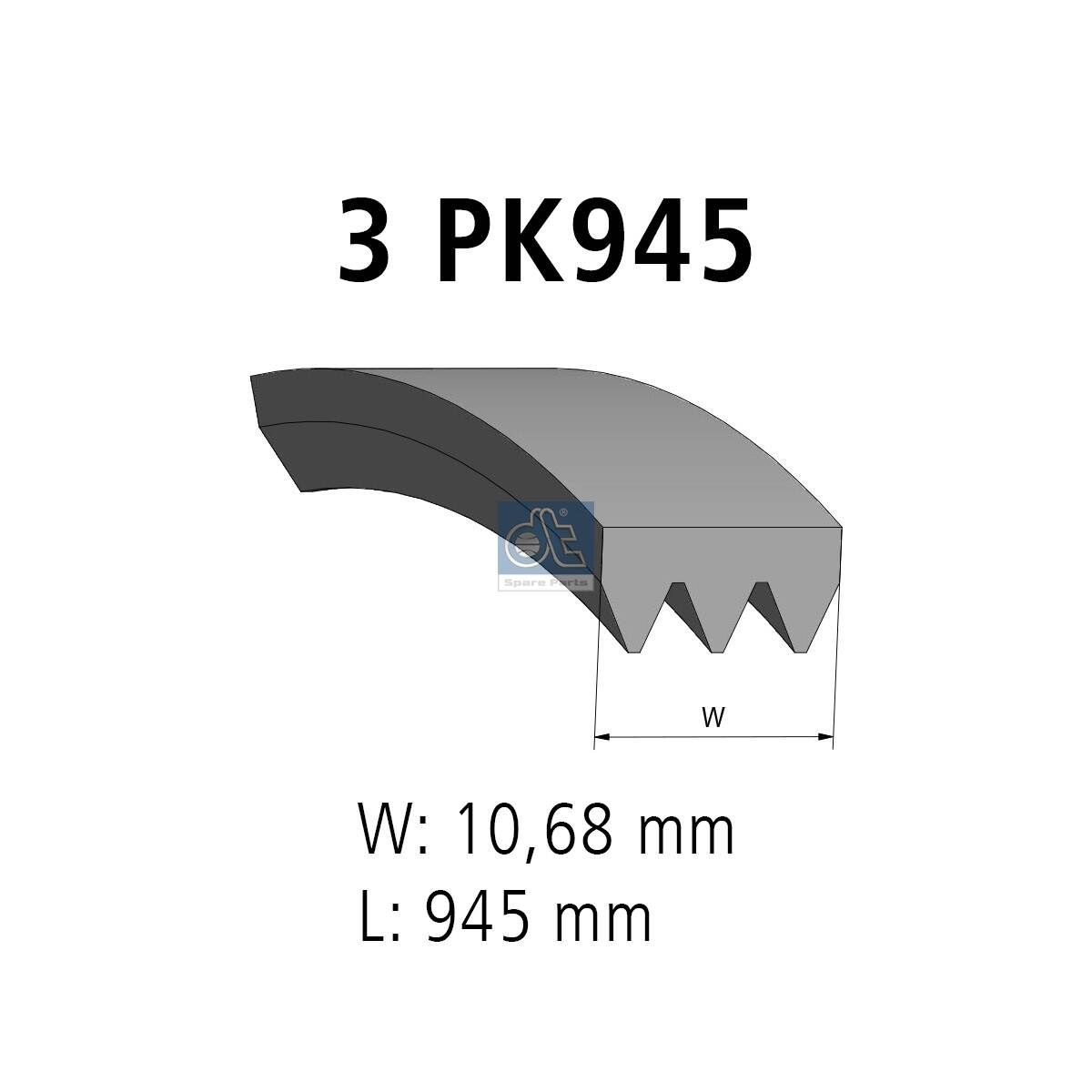 DT Spare Parts Multireim 12.15401 12.15401 Kileribberem DT Spare Parts CITROЁN JUMPY