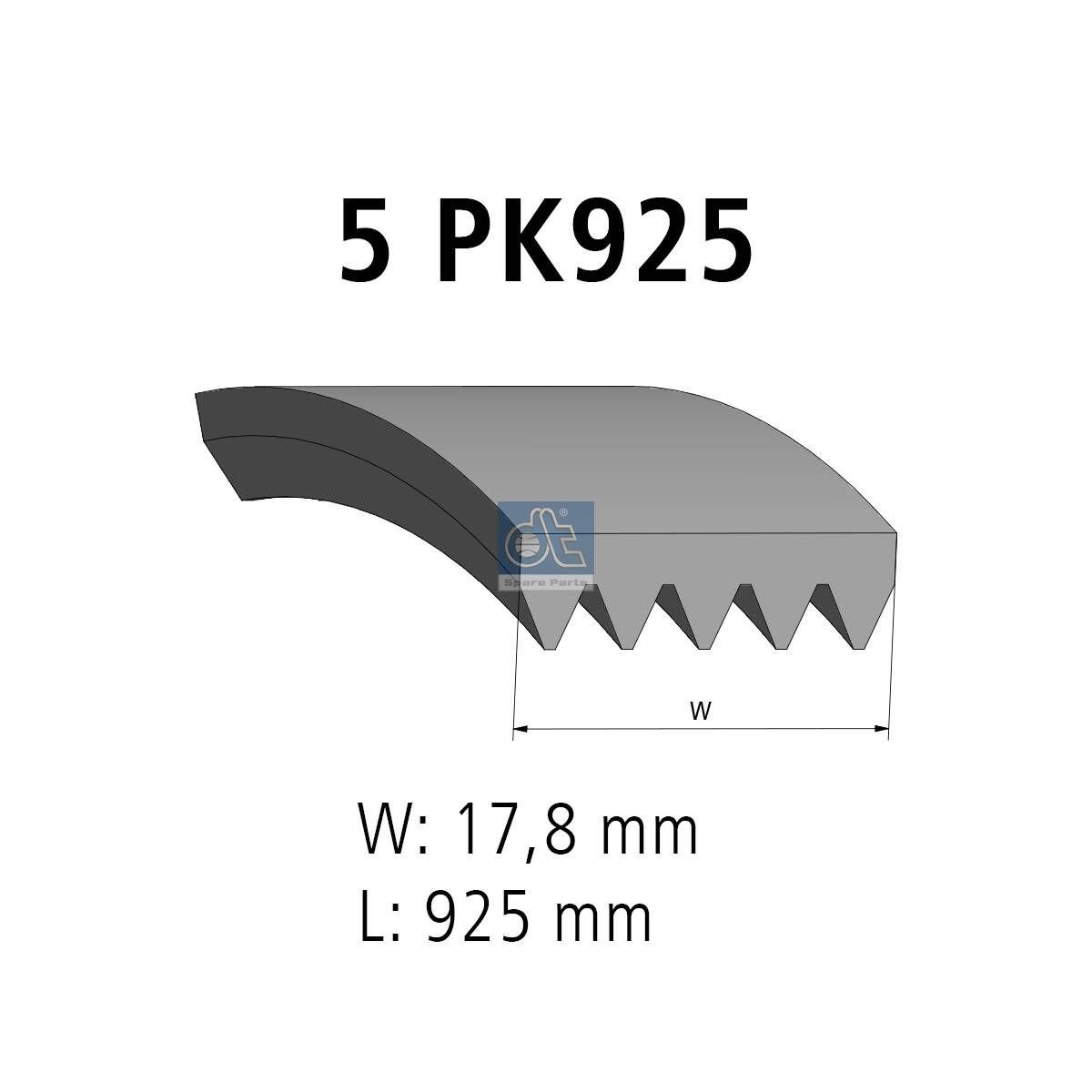DT Spare Parts Keilrippenriemen 12.15406 12.15406 Flachriemen RENAULT KANGOO DT Spare Parts kaufen