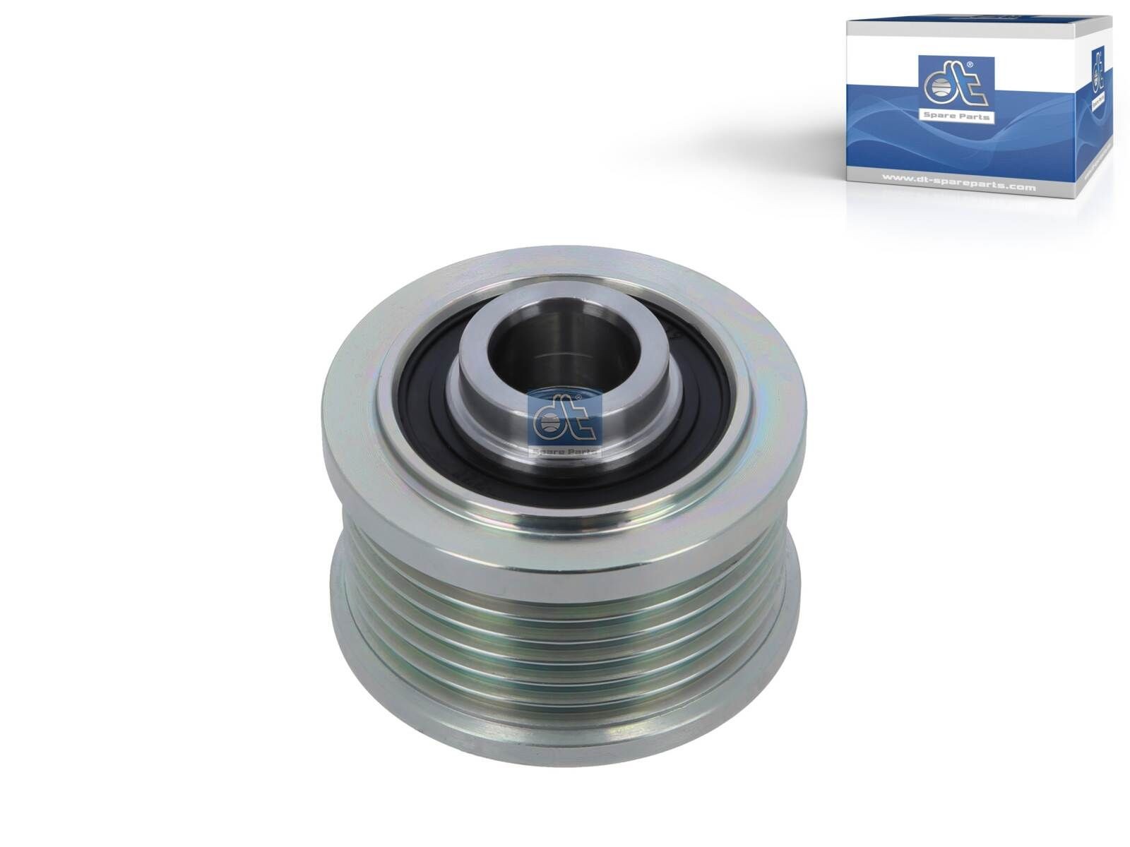 DT Spare Parts Pulley, alternator 12.72052 DT Spare Parts 12.72052 ALFA ROMEO AR8 Platform/Chassis (280) alternator freewheel pulley replacement