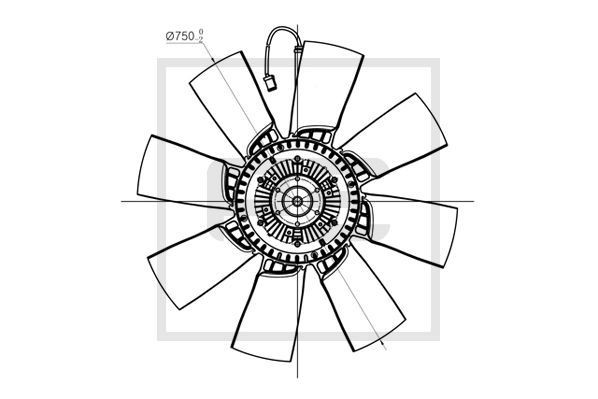 PETERS ENNEPETAL Radiaatori ventilaator 120.550-00A PETERS ENNEPETAL Radiaatori ventilaator SUBARU 120.550-00A