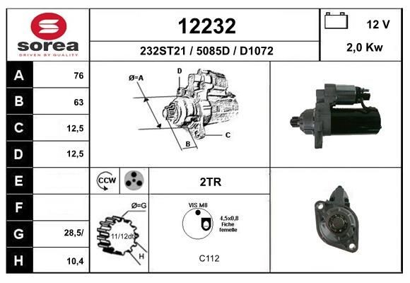 EAI Anlasser 12232 12232 Starter VW CRAFTER EAI kaufen