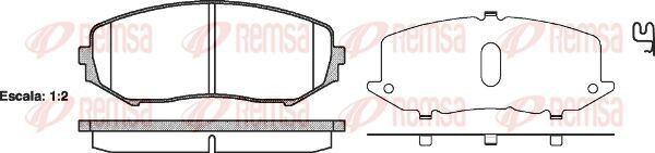 KAWE Τακάκια φρένων 1225 02 Τακάκια φρένων SUZUKI KAWE 1225 02