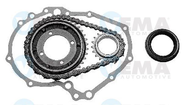 VEMA Distributiekettingset 12301 Fiat DUCATO Distributieketting, set VEMA 12301