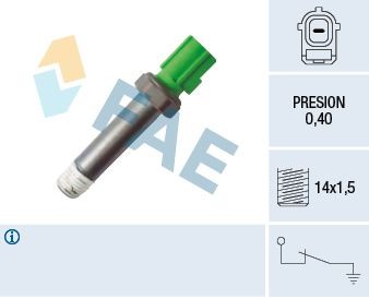 Capteur de pression d'huile FAE 12616 FAE 12616 Pressostat d'huile LAND ROVER DISCOVERY 2008