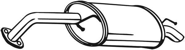BOSAL Bagpotte 128-013 BOSAL 128-013 Chevrolet Lacetti J200 Bagpotte til en rimelig pris