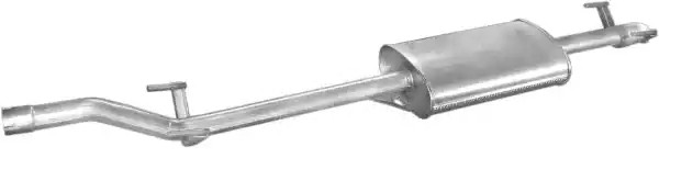 POLMO Silencieux intermédiaire 13.169 POLMO 13.169 Pot d'échappement intermédiaire Porsche Panamera Sport Turismo prix