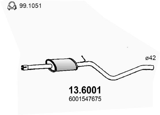 ASSO Midtre lydpotte 13.6001 ASSO 13.6001 Midtre lydpotte