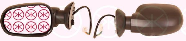 KLOKKERHOLM Vonkajżie spätné zrkadlo 13011042 13011042 Spätné zrkadlo DACIA LODGY KLOKKERHOLM