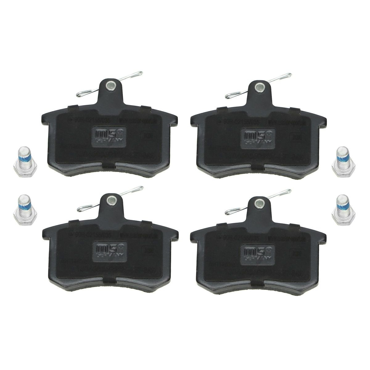 Pastilhas de travão MASTER-SPORT 13046036022N-SET-MS MASTER-SPORT 13046036022N-SET-MS Pastilha de travão AUDI 80 2014