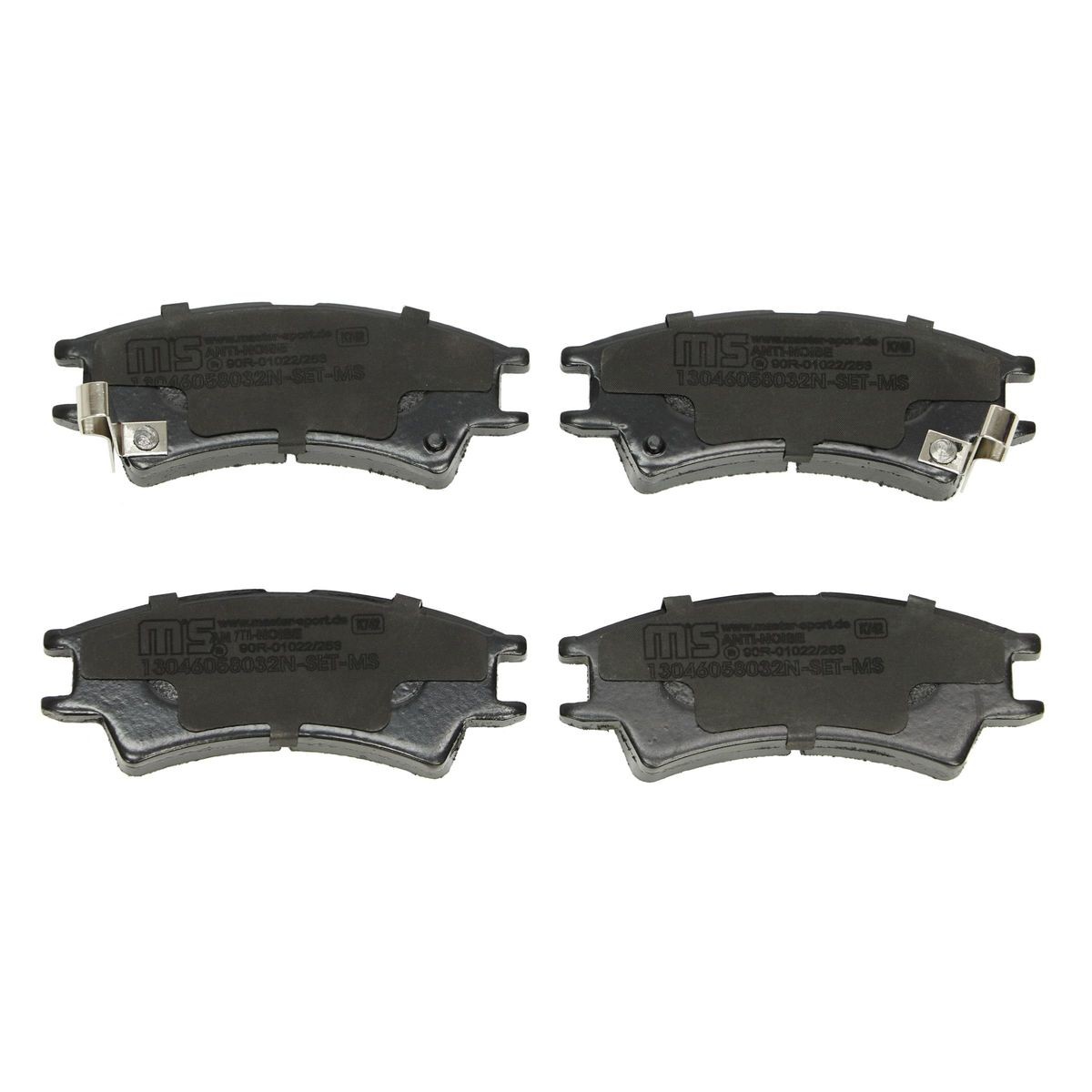 MASTER-SPORT Bromsbelägg 13046058032N-SET-MS MASTER-SPORT 13046058032N-SET-MS Bromsbelägg HYUNDAI Atos (MX) 0.8 52 hk 2002