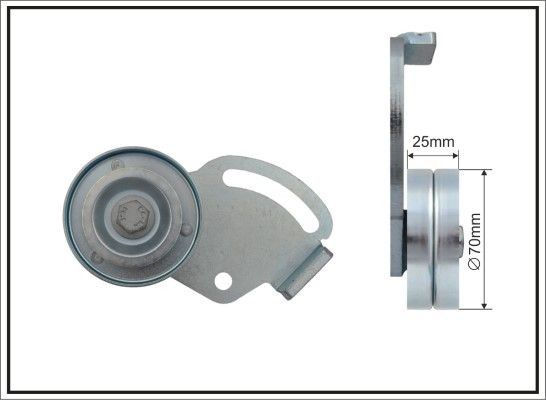 CAFFARO Remstrammer, vifterem 132-00 132-00 Remstrammer PEUGEOT 206 CAFFARO