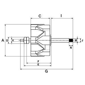 HC-Cargo Armatur, starter 134514 134514 Starter tilbehør FORD MAVERICK HC-Cargo