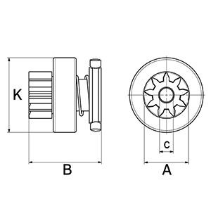 HC-Cargo Vabajooks, starter 139655 139655 Vabajooks, starter HC-Cargo TOYOTA PRIUS
