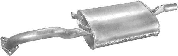 Rear silencer POLMO 14.44 POLMO 14.44 2015 MITSUBISHI GALANT exhaust silencer replacement