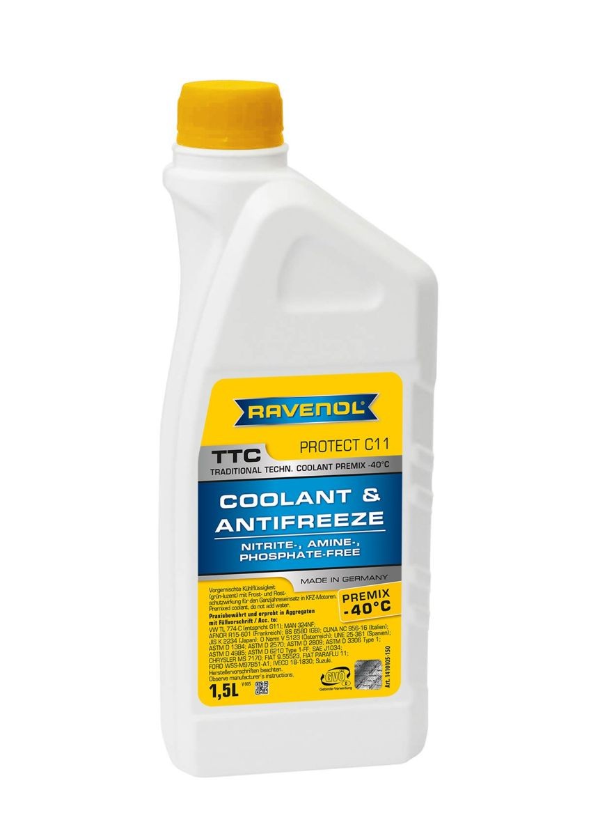 RAVENOL Antifreeze 1410105-150-01-999 Peugeot 108 RAVENOL antifreeze 141010515001999