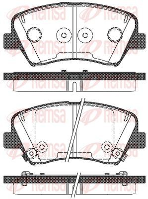 KAWE Bromsbelägg 1412 32 1412 32 KAWE Bromsbelägg sport Hyundai