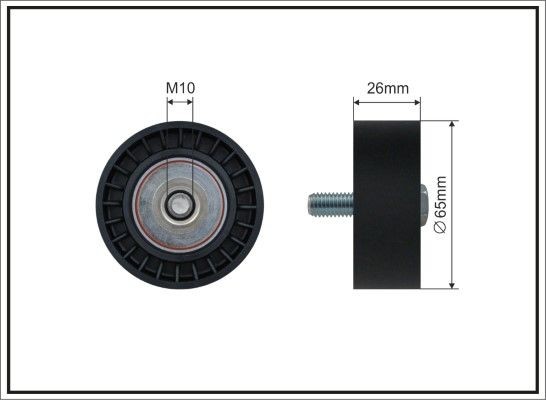CAFFARO Umlenkrolle Keilrippenriemen 143-26 Führungsrolle CAFFARO PHAETON 143-26 günstig