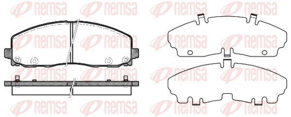 KAWE Bremseklosser 1484 04 1484 04 Bremsekloss CHRYSLER CROSSFIRE KAWE