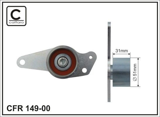 CAFFARO Tensor de correia, correia dentada 149-00 149-00 Tensor de correia, correia dentada ALFA ROMEO 146 CAFFARO