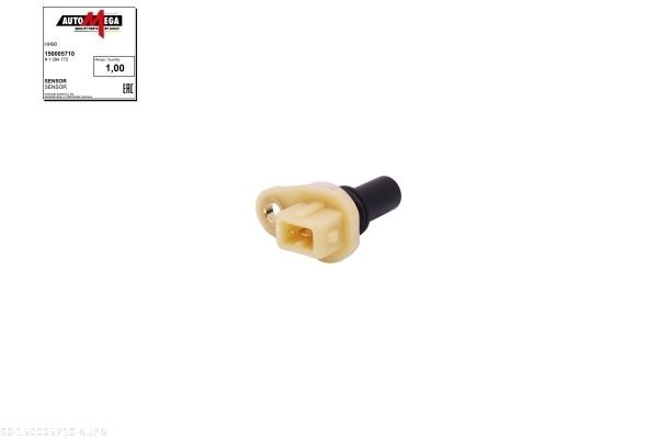 AUTOMEGA Sensor, snelheid 150005710 Volkswagen CADDY Toerentalsensor versnellingsbak AUTOMEGA 150005710