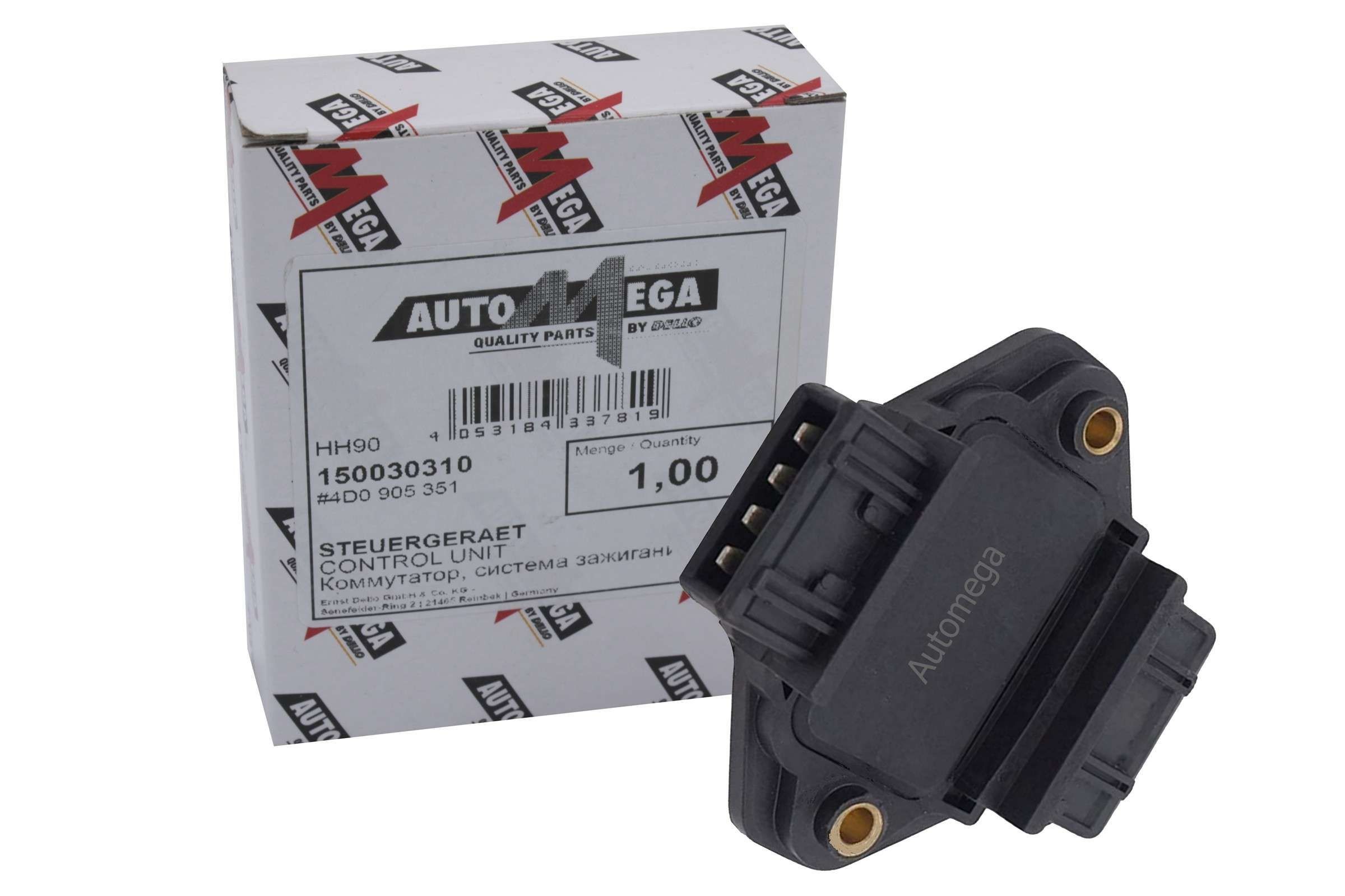 AUTOMEGA Spínacia jednotka zapaľovania 150030310 AUTOMEGA 150030310 Spínacia jednotka zapaľovania Nissan Pickup D22 originálne cena