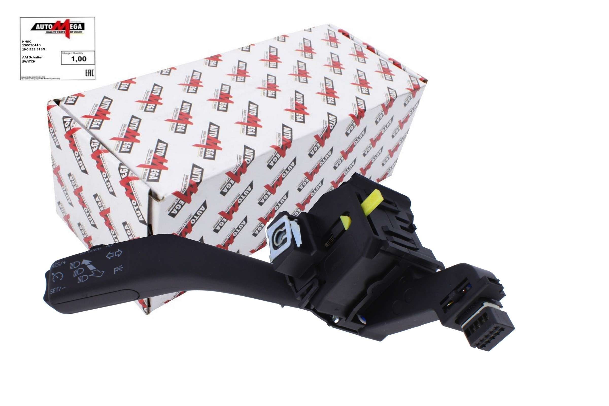 AUTOMEGA Commutateur de colonne de direction 150050410 Audi TT Commutateur de colonne de direction AUTOMEGA 150050410