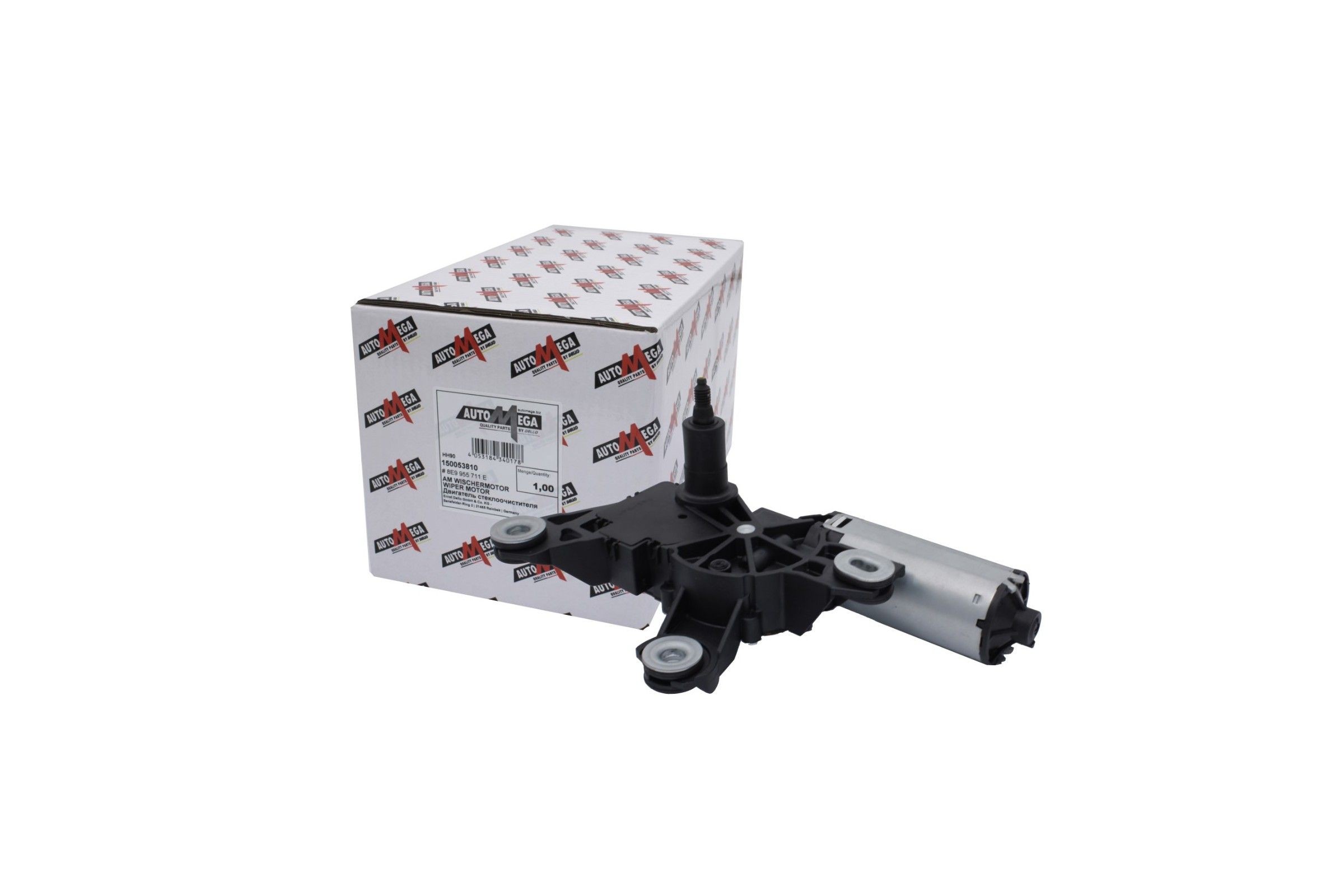 AUTOMEGA Motor de limpa-vidros 150053810 Motor limpador de parabrisa AUTOMEGA Volkswagen TIGUAN 150053810